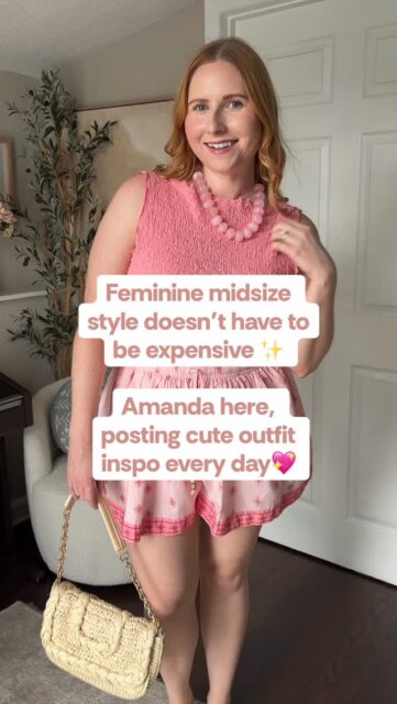 Hi, I’m Amanda 💕 Sharing affordable midsize outfits with a girly touch — cute finds, everyday looks, and styles under $100 ✨Lots of Walmart, Target, Amazon, and Old Navy here! Welcome! 🤗