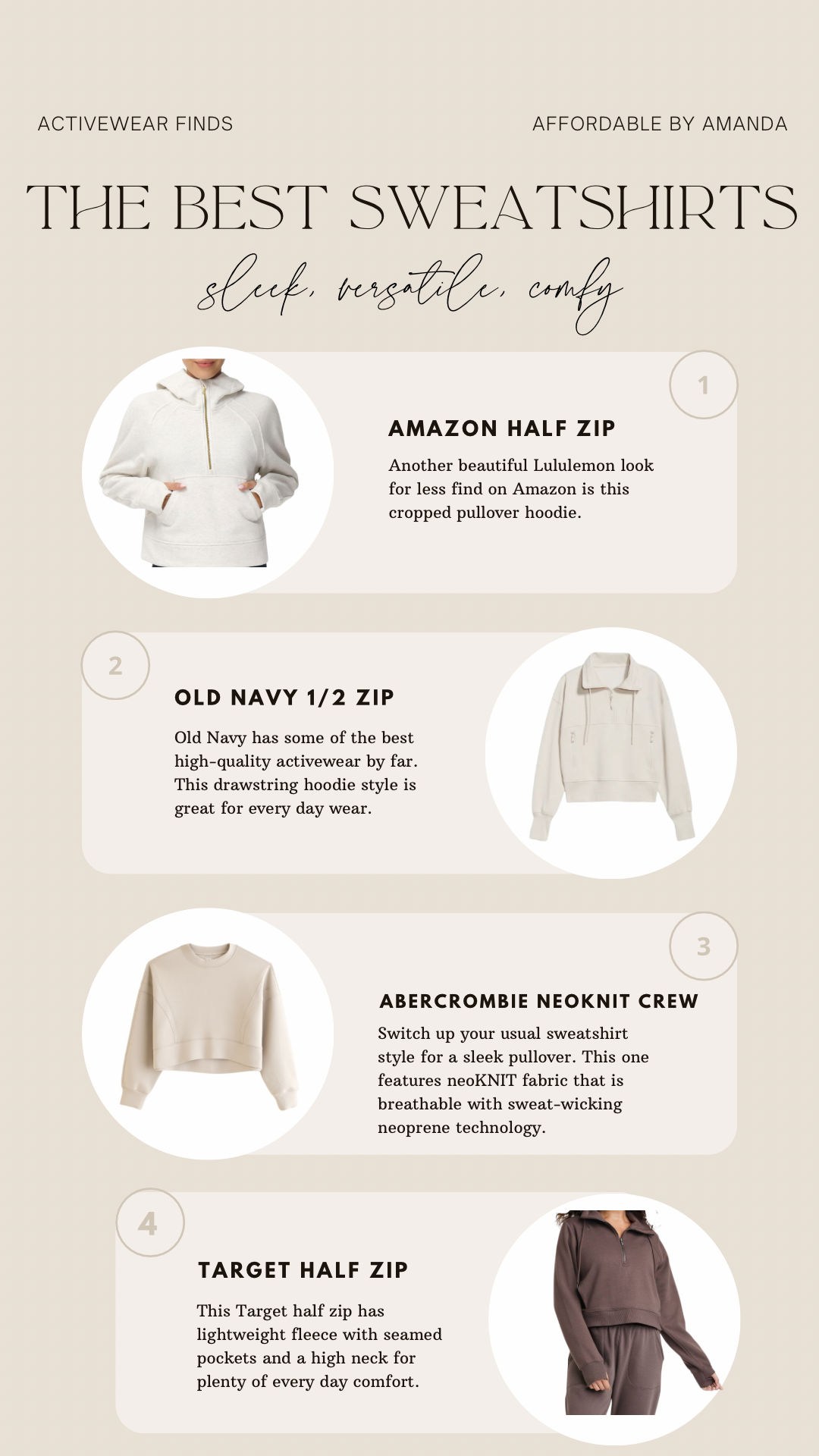 The Best Sweatshirts for Women | Affordable by Amanda
