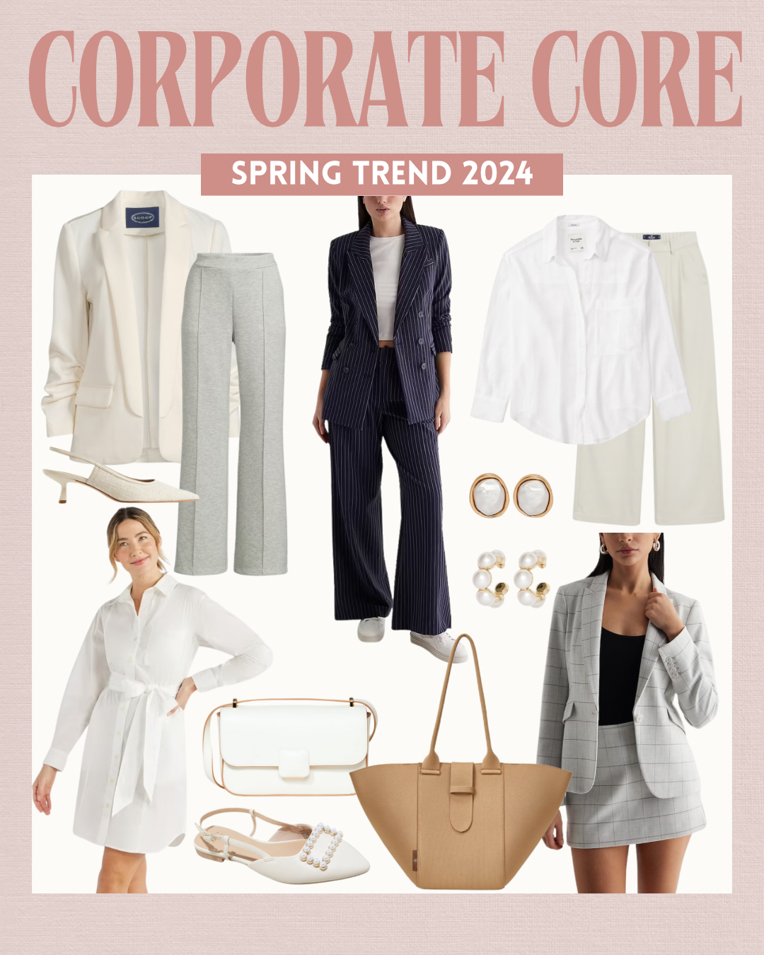 Corporate Core Aesthetic for Spring 2024