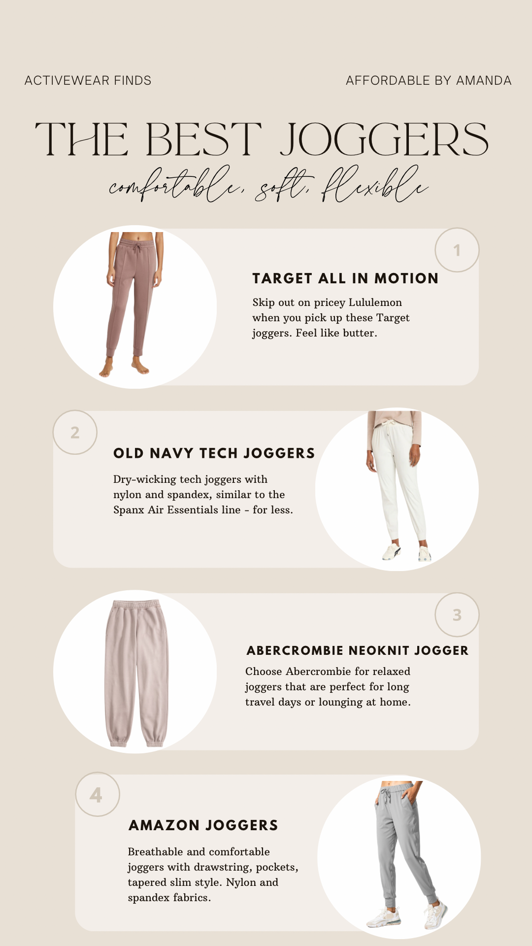 The Best Joggers for Women in 2024 | Affordable by Amanda