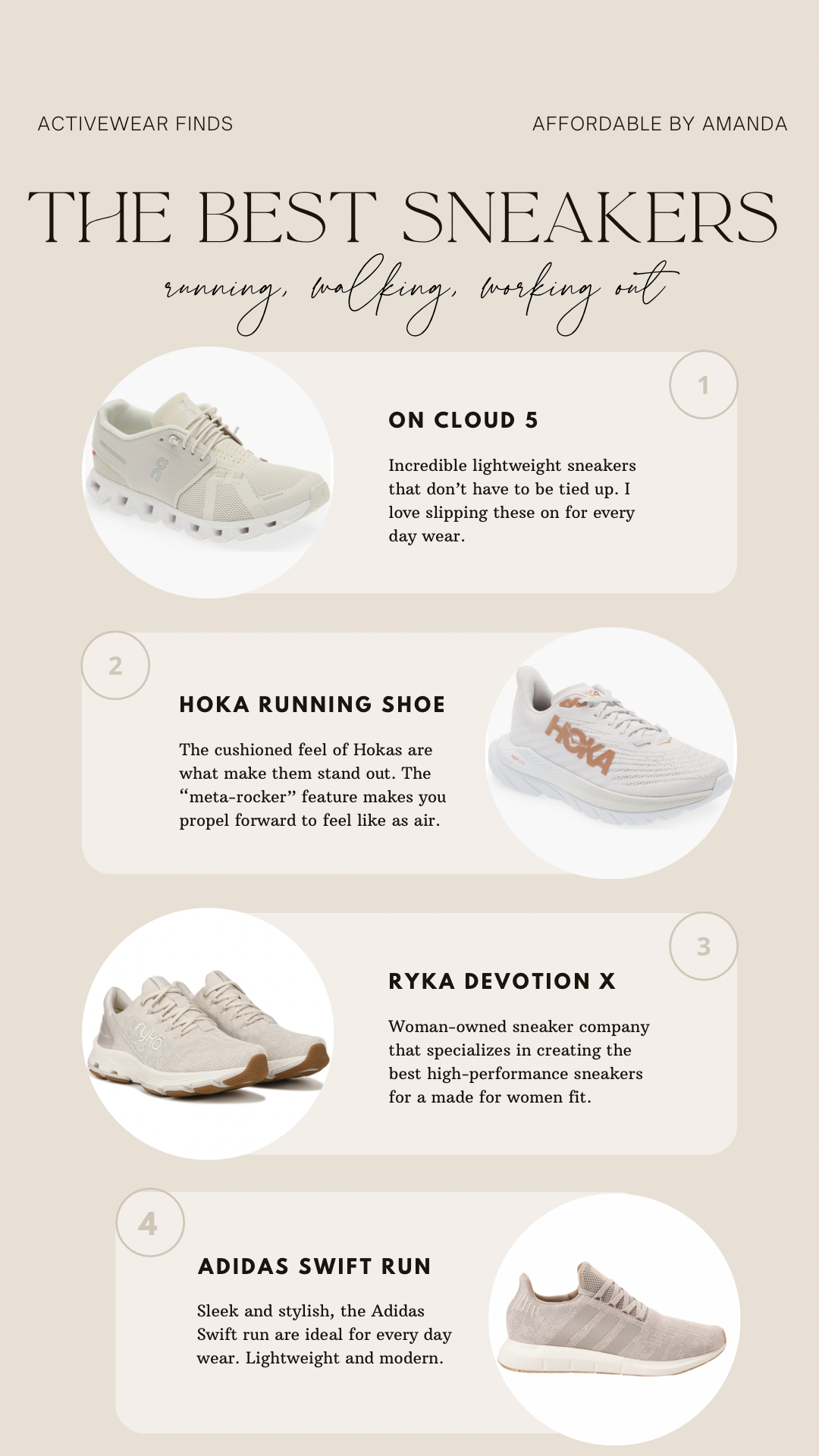 The Best Sneakers for Women | Activewear Outfit Ideas and The Best Activewear for Women | Stylish Activewear Outfits 