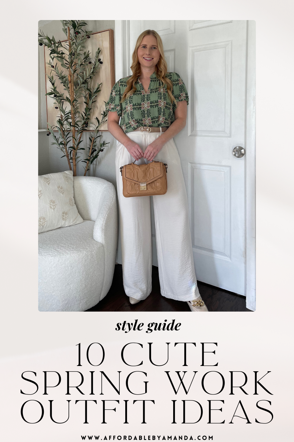 10 Cute Spring Work Outfit Ideas 2024 - Affordable by Amanda