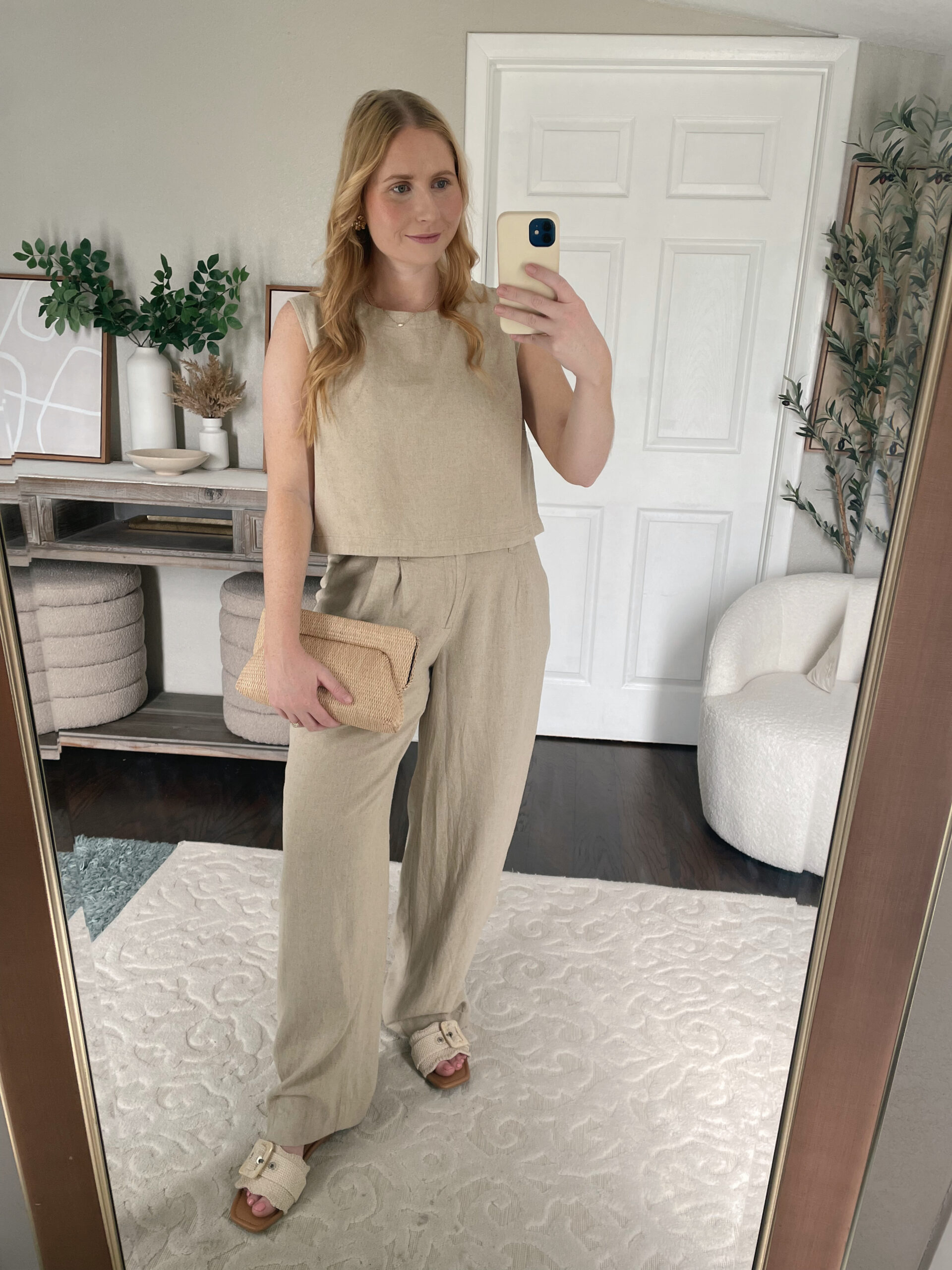 Women's High-Rise Linen Pleat Front Straight Pants - A New Day™ - Best Women's Spring Clothes From Target 2024 - The Best Target Fashion Finds for Spring 2024