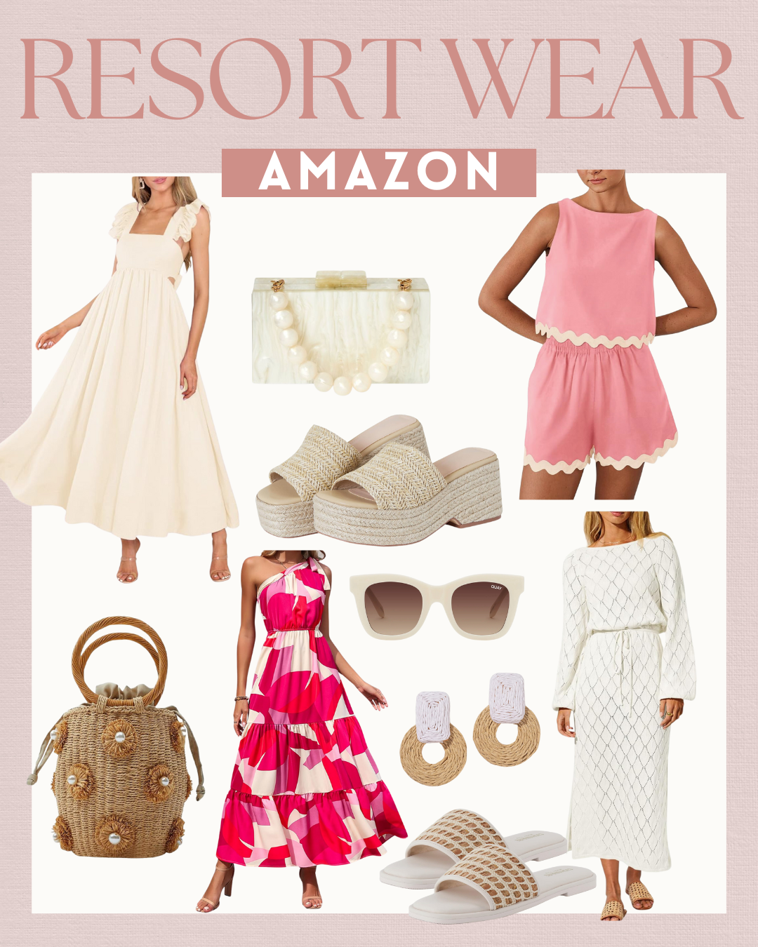 Resort and Vacation Wear 2024 - Resort Wear Trends for 2024 - Affordable Resort Wear Outfit Inspiration - Affordable by Amanda