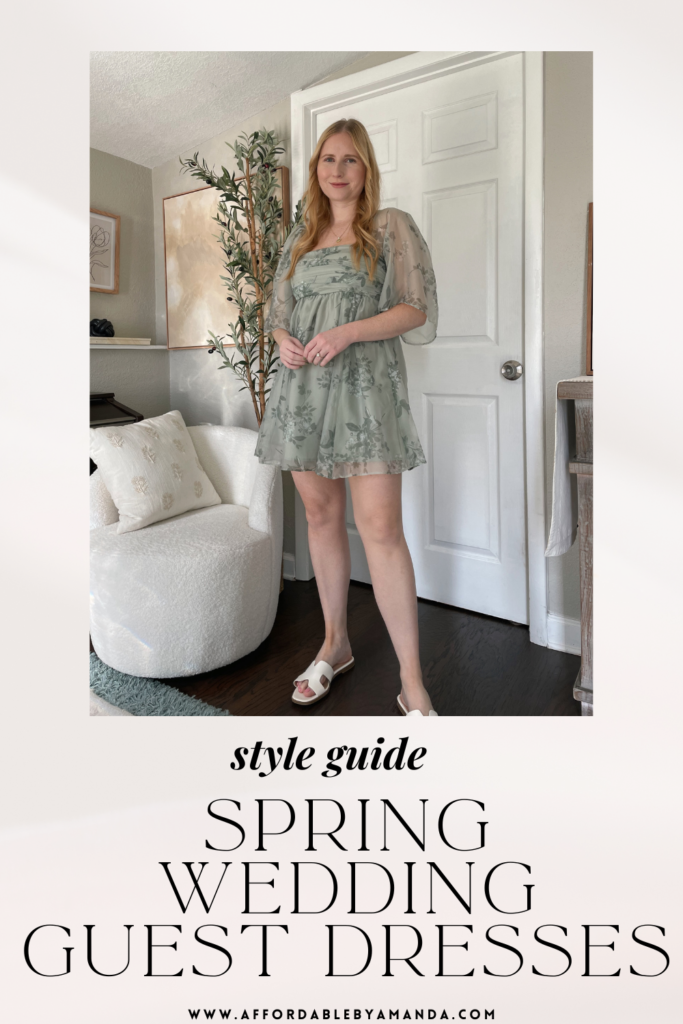 Spring Wedding Guest Dresses 2024 Affordable by Amanda