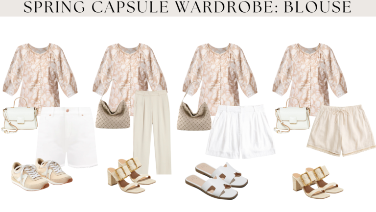 Classic Neutral Spring Capsule Wardrobe 2024 - Affordable by Amanda
