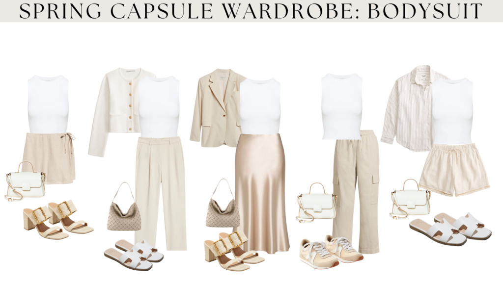 Classic Neutral Spring Capsule Wardrobe 2024 - Affordable by Amanda