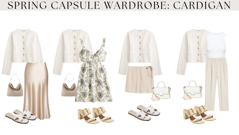 Classic Neutral Spring Capsule Wardrobe 2024 - Affordable by Amanda
