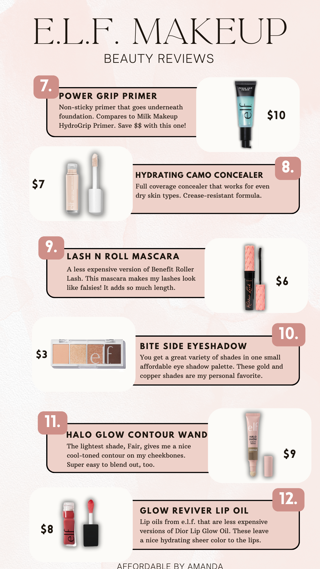 e.l.f. Beauty Reviews To Read Before Your Buy | Affordable by Amanda | Ltk spring sale 2024 dates | Ltk spring sale 2024 