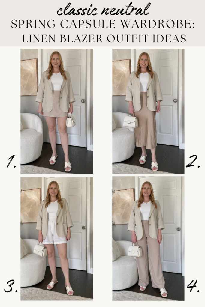 Classic Neutral Spring Capsule Wardrobe 2024 - Affordable by Amanda
