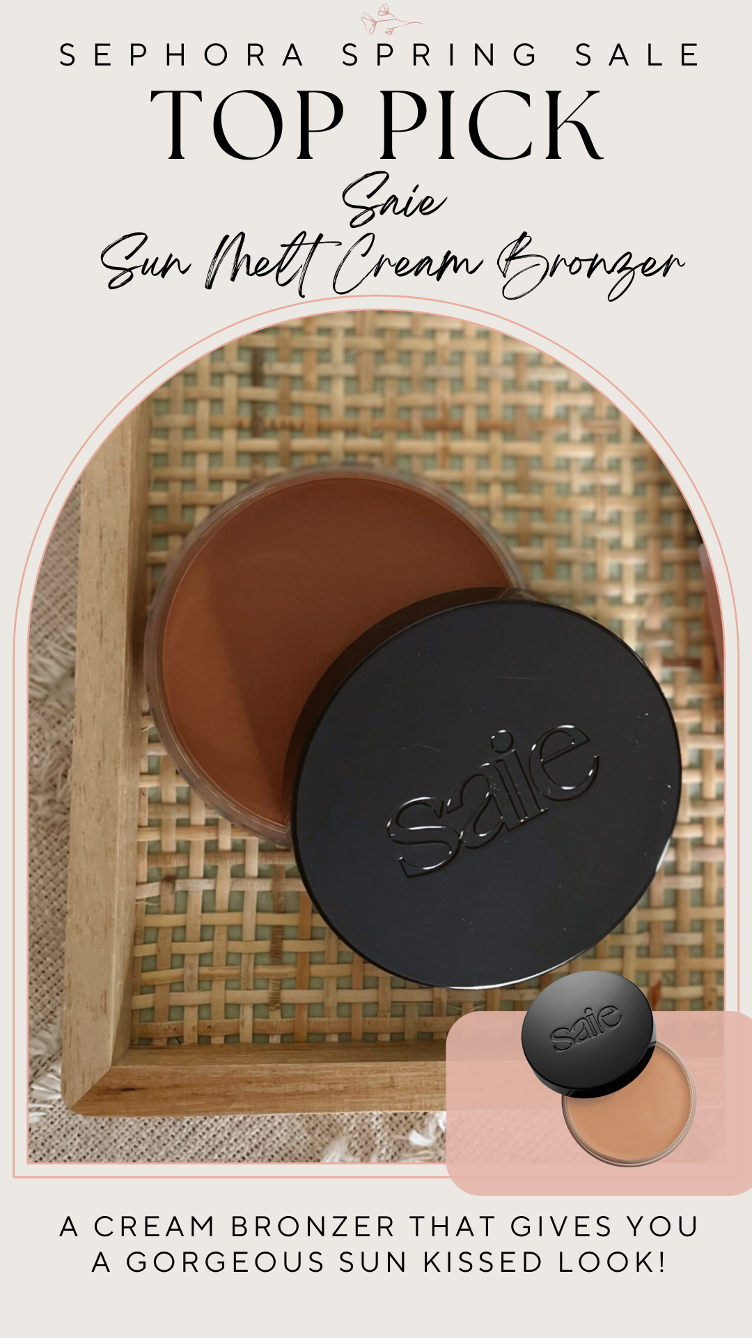 Saie Sun Melt Natural Cream Bronzer Review 2024
