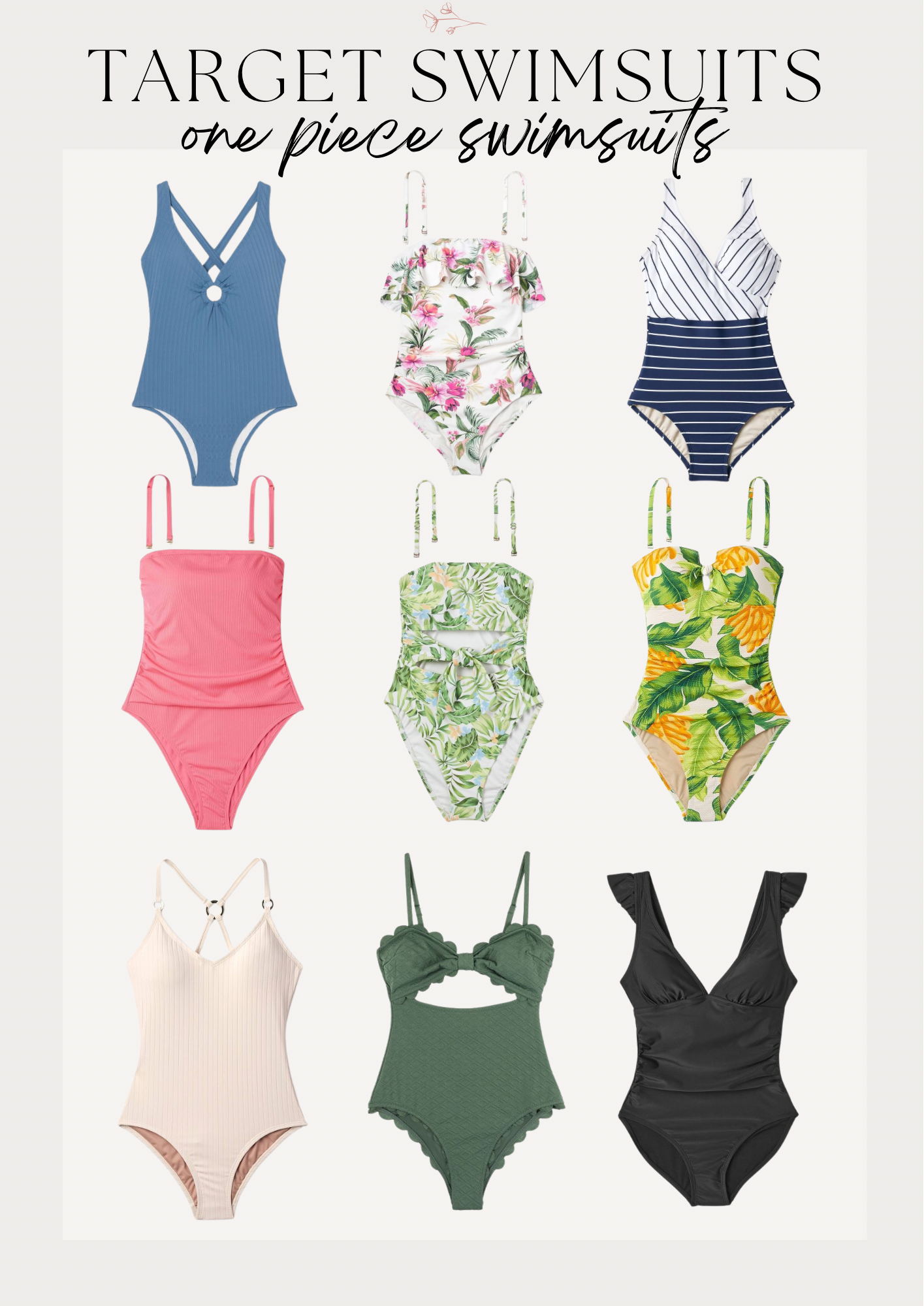 Target One Piece Swimsuits for Women - Affordable by Amanda