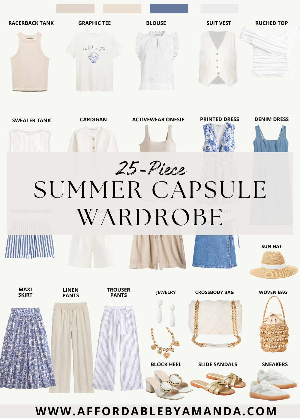 How to Build a Summer Capsule Wardrobe in 2024 | Summer Capsule Wardrobe for Women 2024 | Capsule Wardrobe Ideas 2024