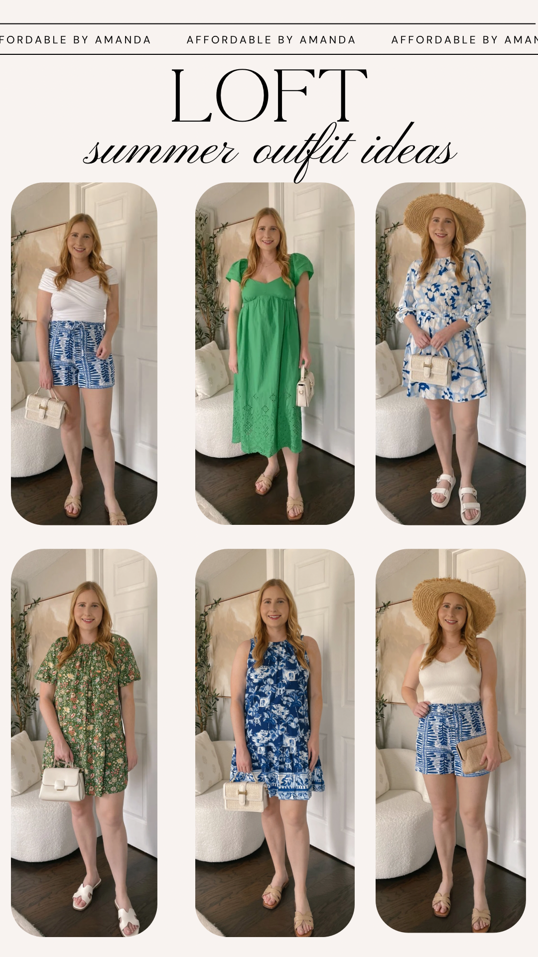 LOFT Summer Outfit Ideas for Women 2024 | Affordable by Amanda