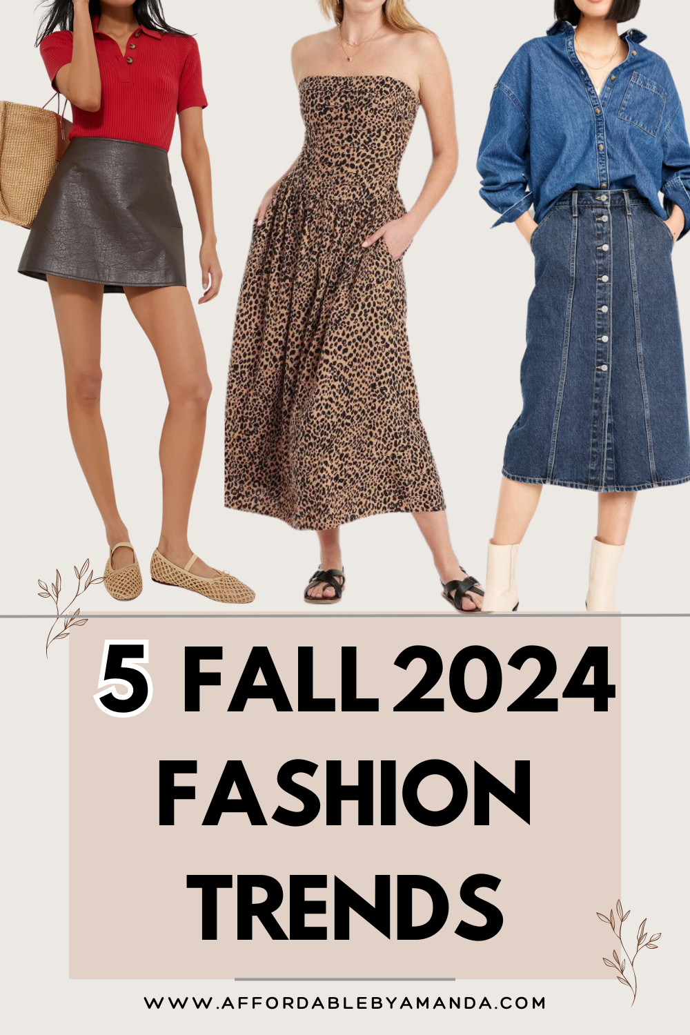 5 Fall 2024 Fashion Trends To Consider Trying in 2024 | Affordable by Amanda