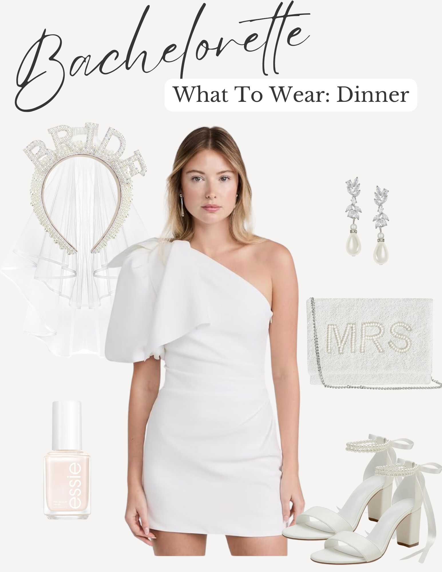 What should a bride wear to her bachelorette party? Bride to be outfits from Amazon