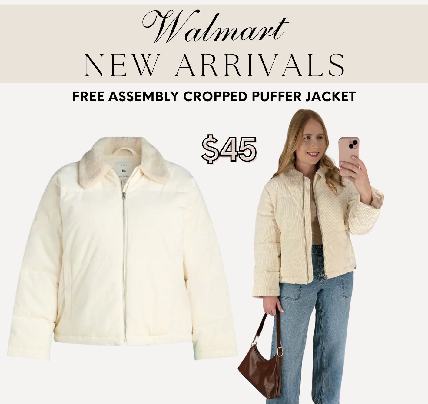 Free Assembly Cropped Puffer Jacket