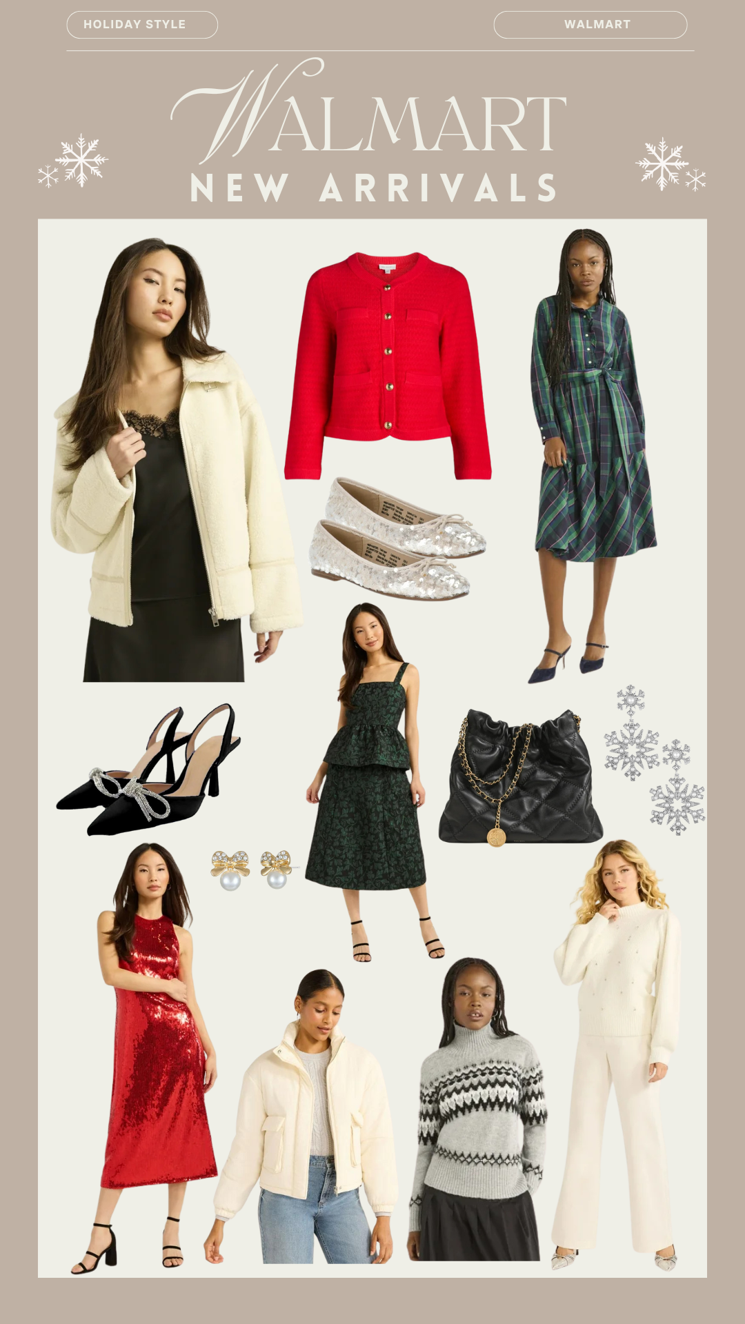 Walmart Womens Holiday Clothing | Women's Holiday Outfits 2024 | Festive (and Affordable!) Holiday Dresses at Walmart