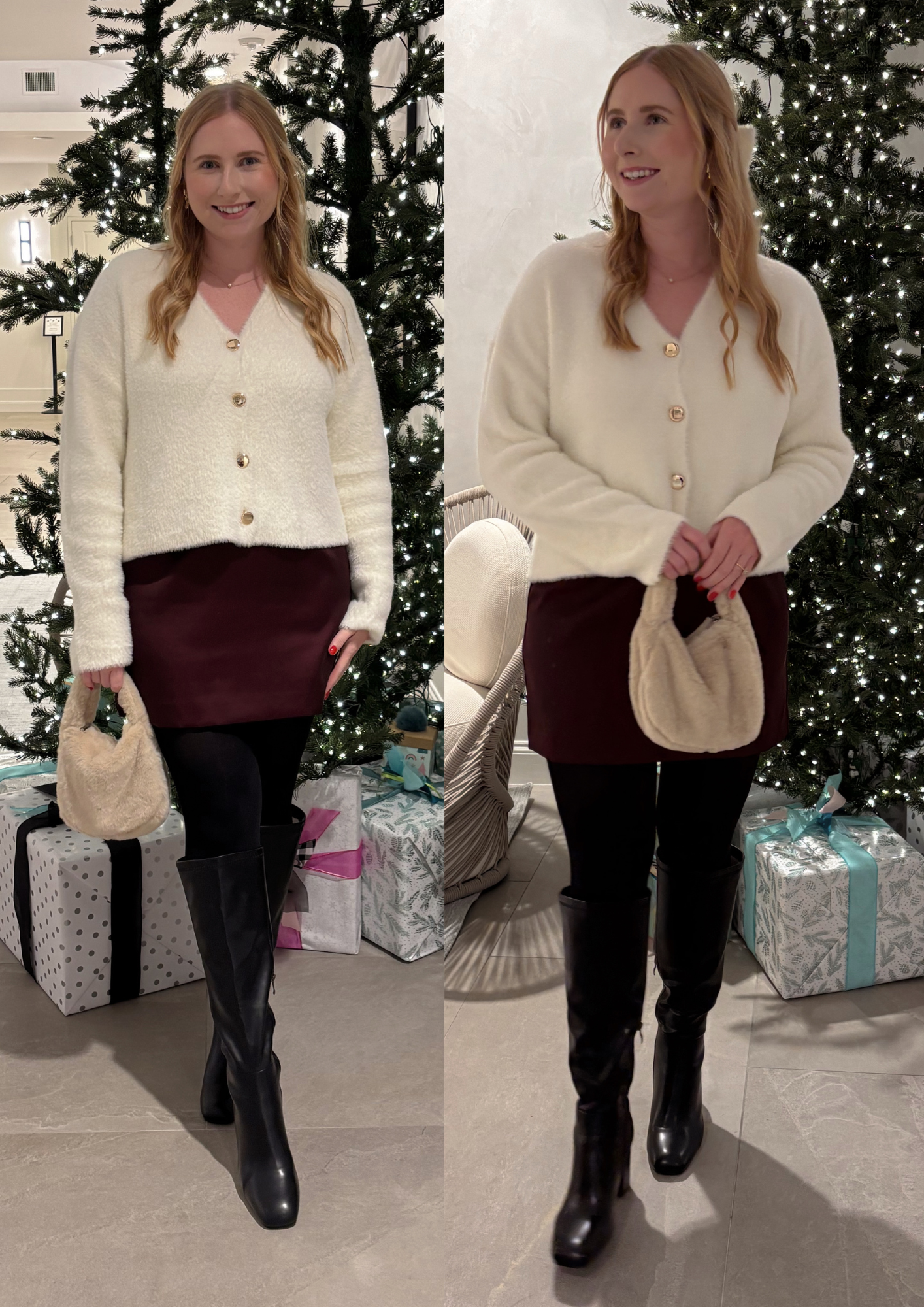 Women's Holiday & Christmas Party Outfits at Target. Affordable by Amanda shares festive Target holiday outfits that are trendy and cute.