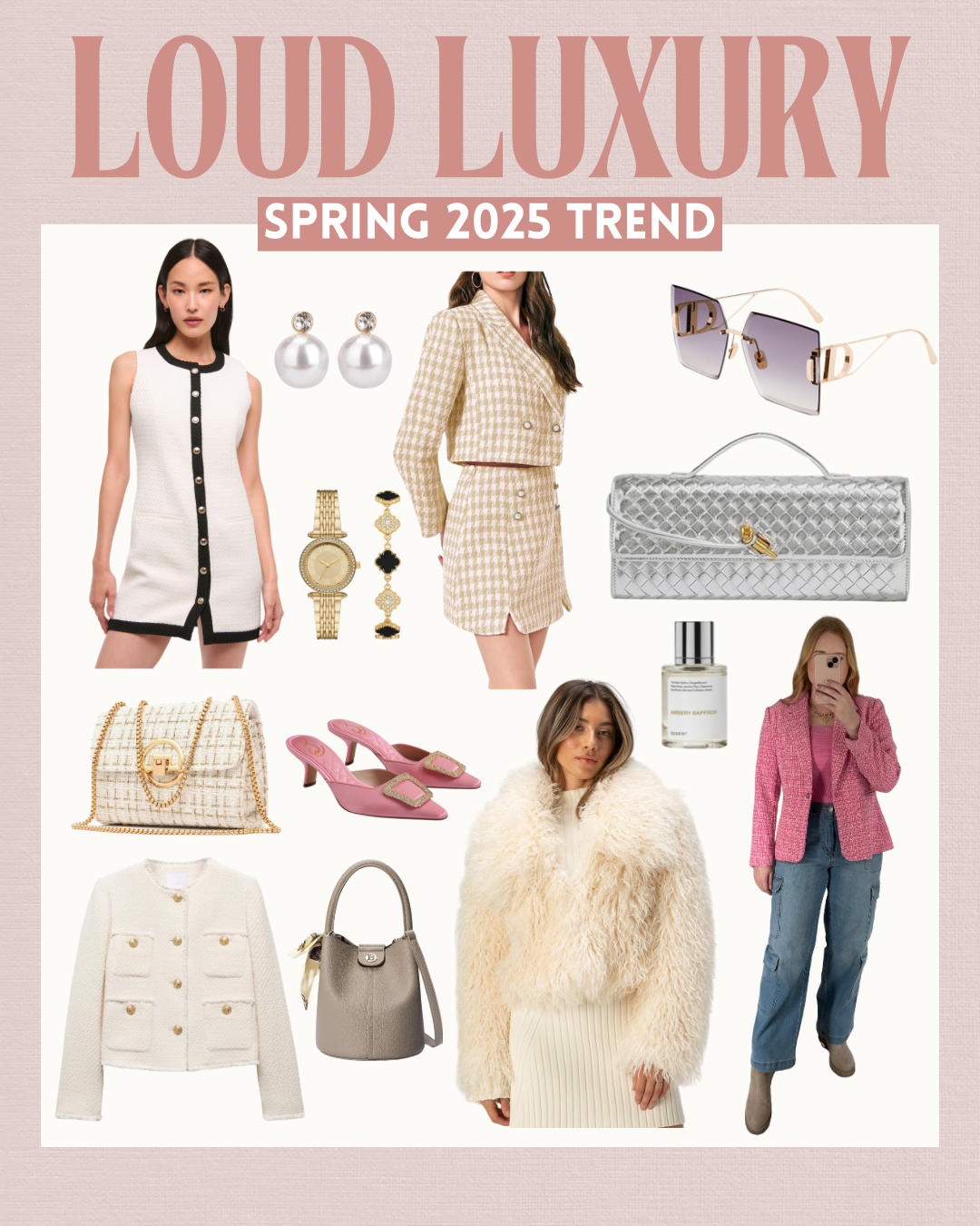 Loud Luxury Spring Trend - 10 Wearable Spring Trends for 2025 - Affordable by Amanda