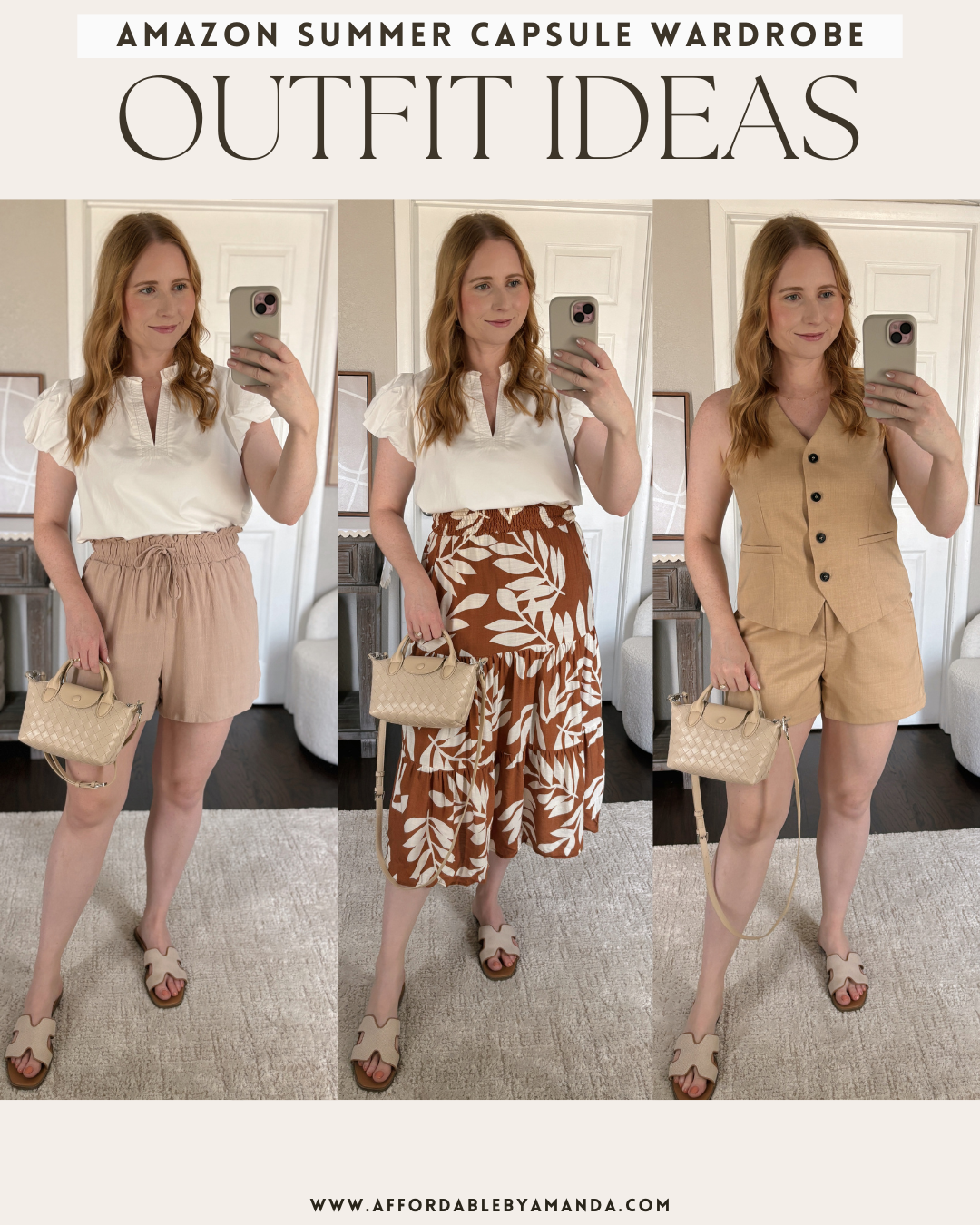 Amazon Summer Capsule Wardrobe Outfit Ideas 2025