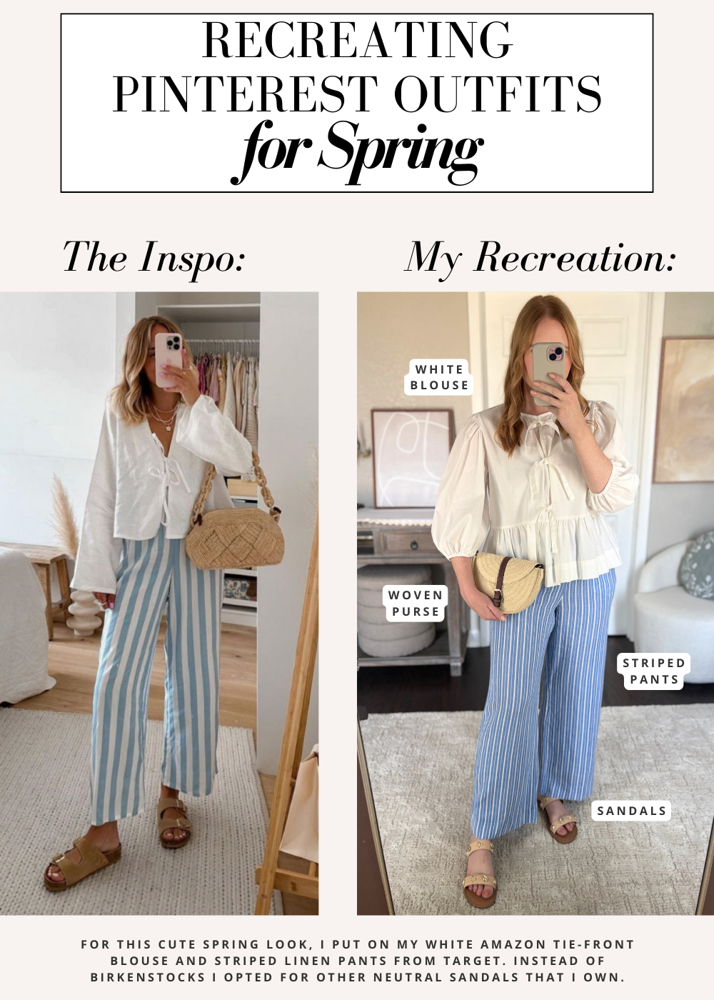 Discover the top Pinterest-inspired spring outfit ideas for 2025! Fresh spring outfit ideas for your spring wardrobe from Pinterest.
