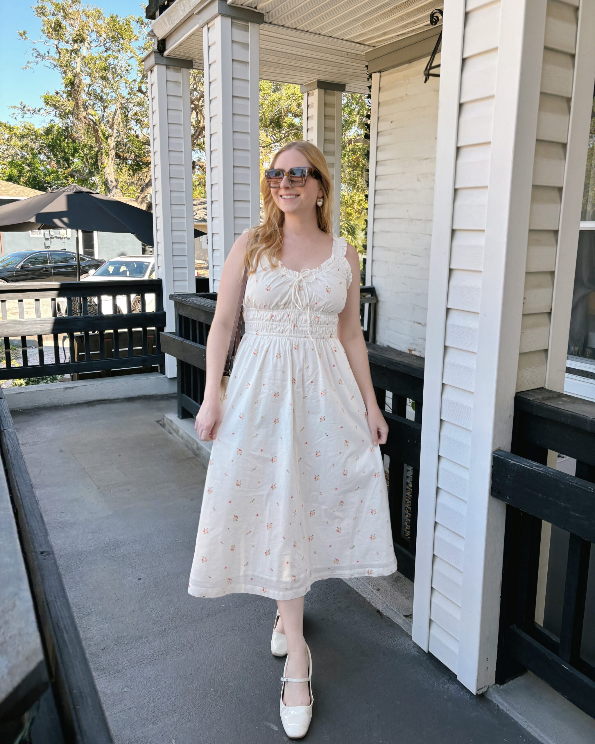 Old Navy Fit & Flare Sleeveless Midi Dress