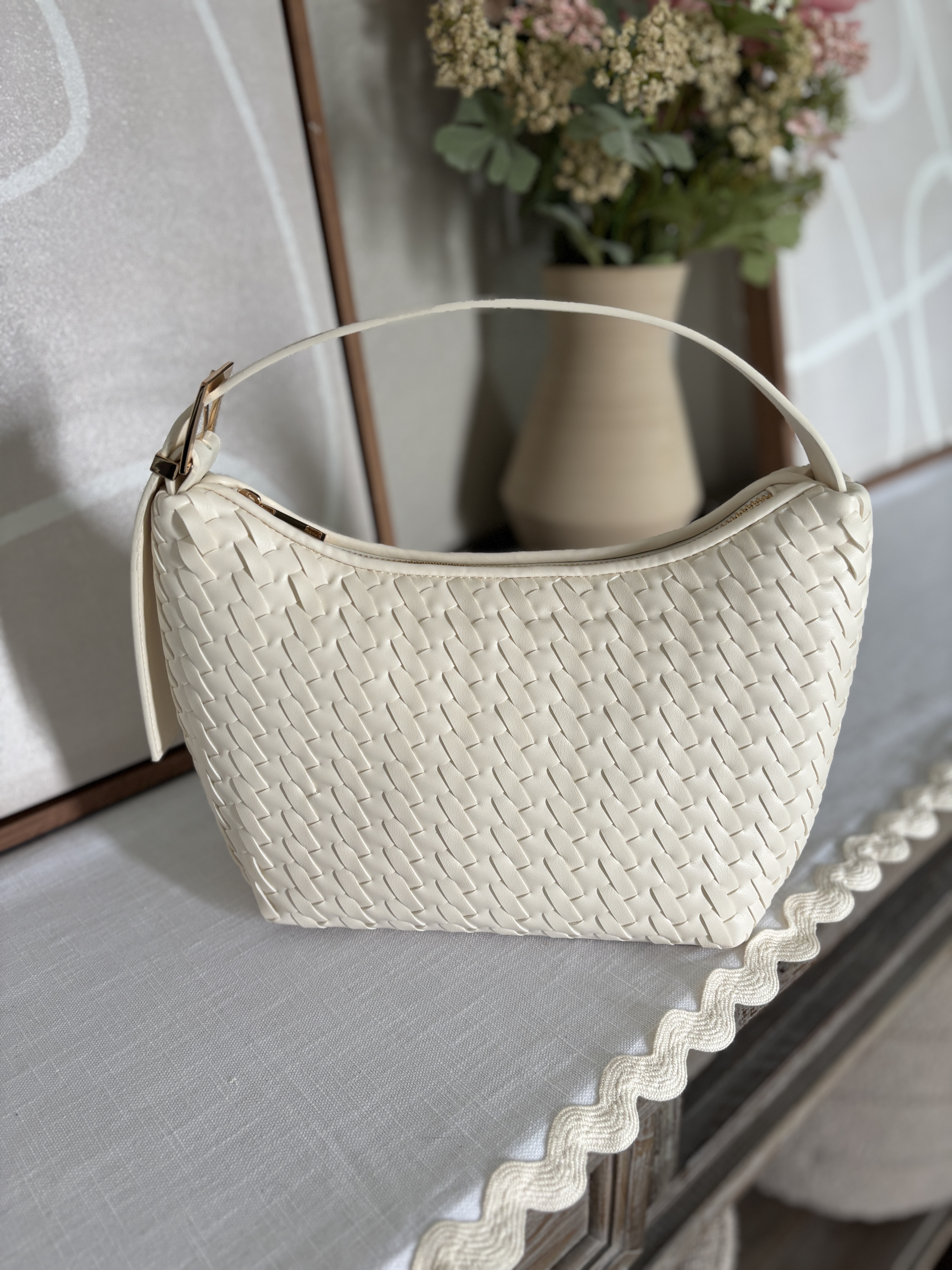 Mini Woven Shoulder Bag - A New Day™