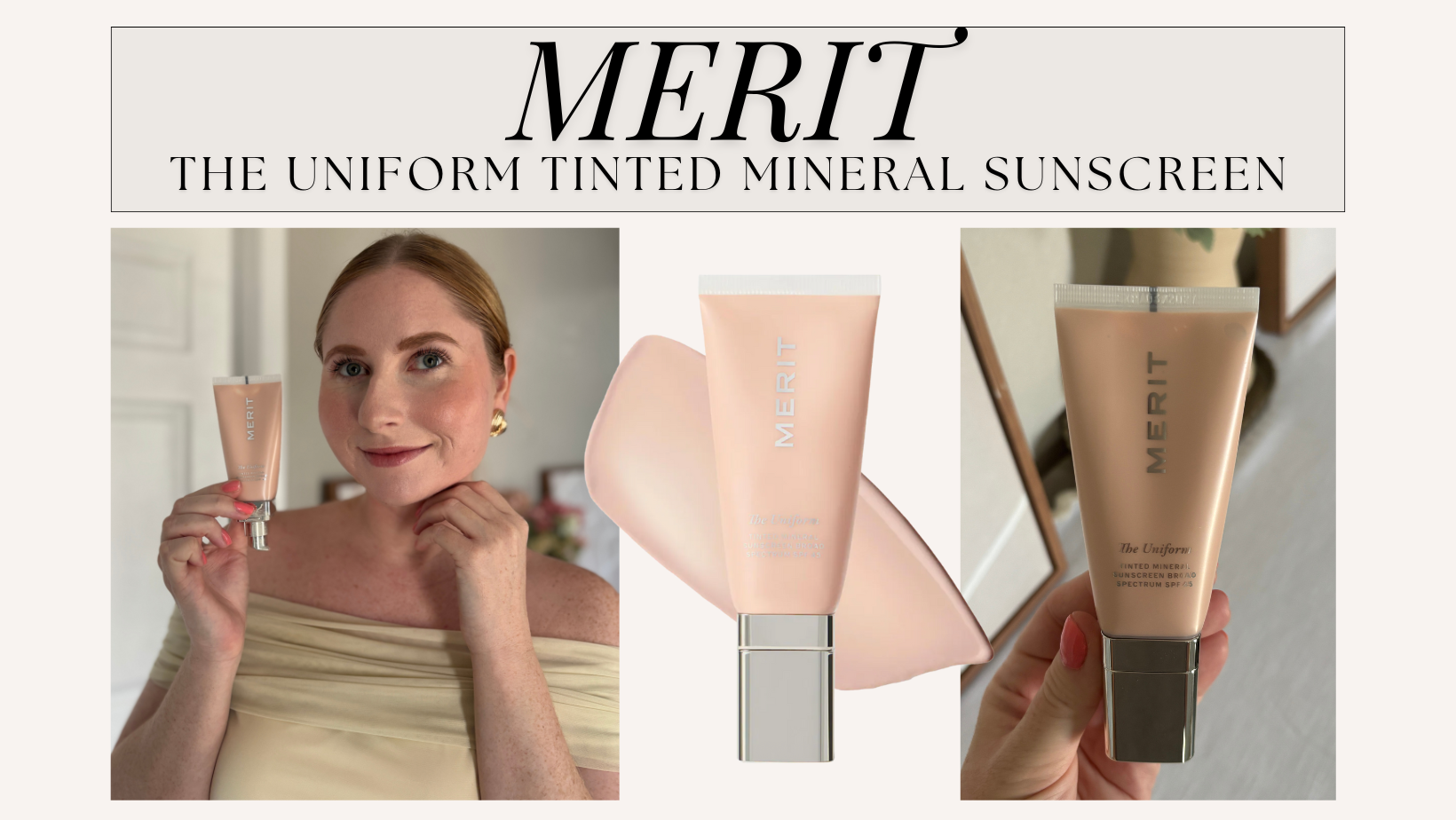 Merit The Uniform Tinted Sunscreen Review - Affordable by Amanda