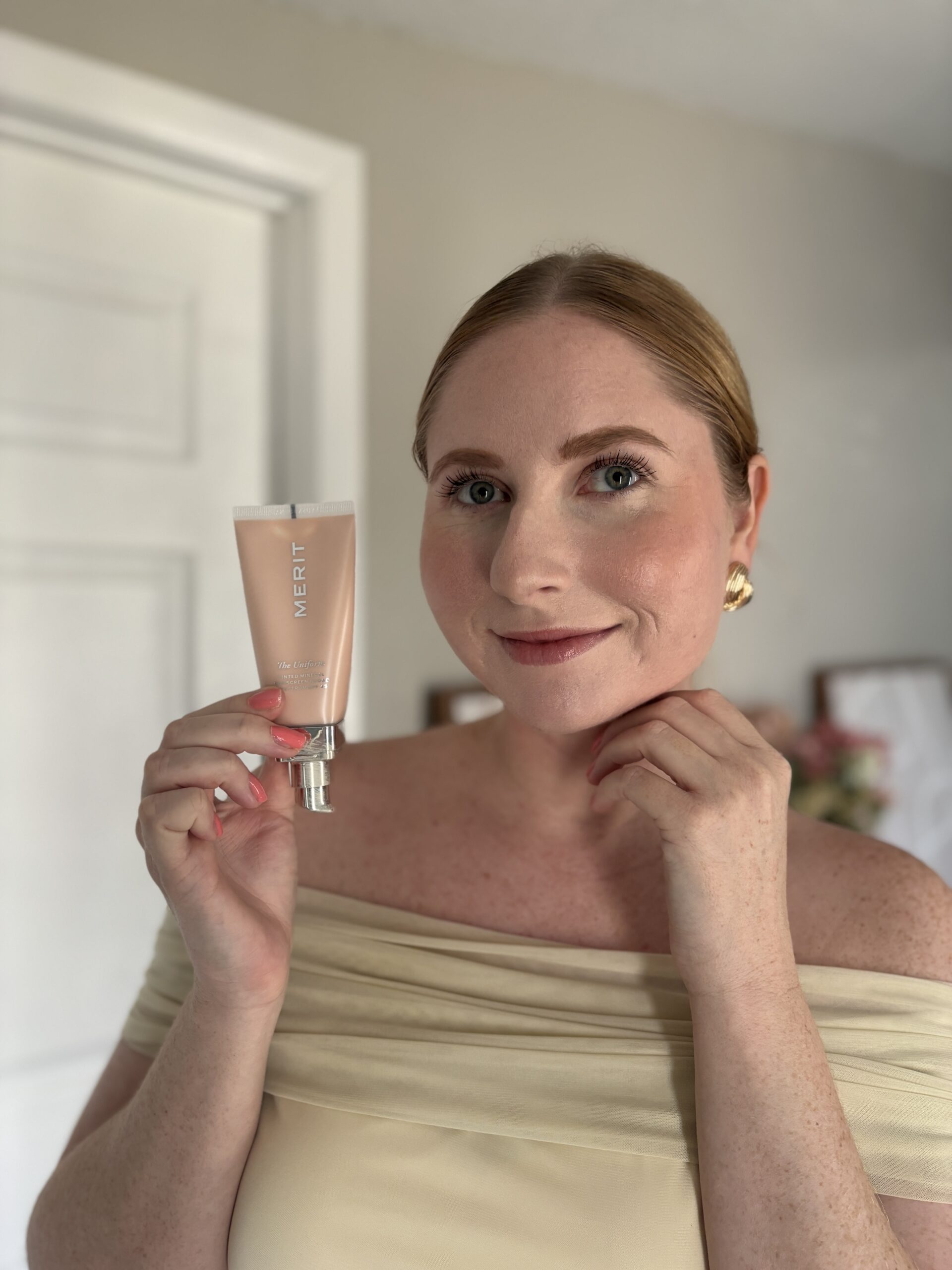 Merit tinted sunscreen review. My honest review of the Merit tinted mineral sunscreen. Merit beauty for fair skin.