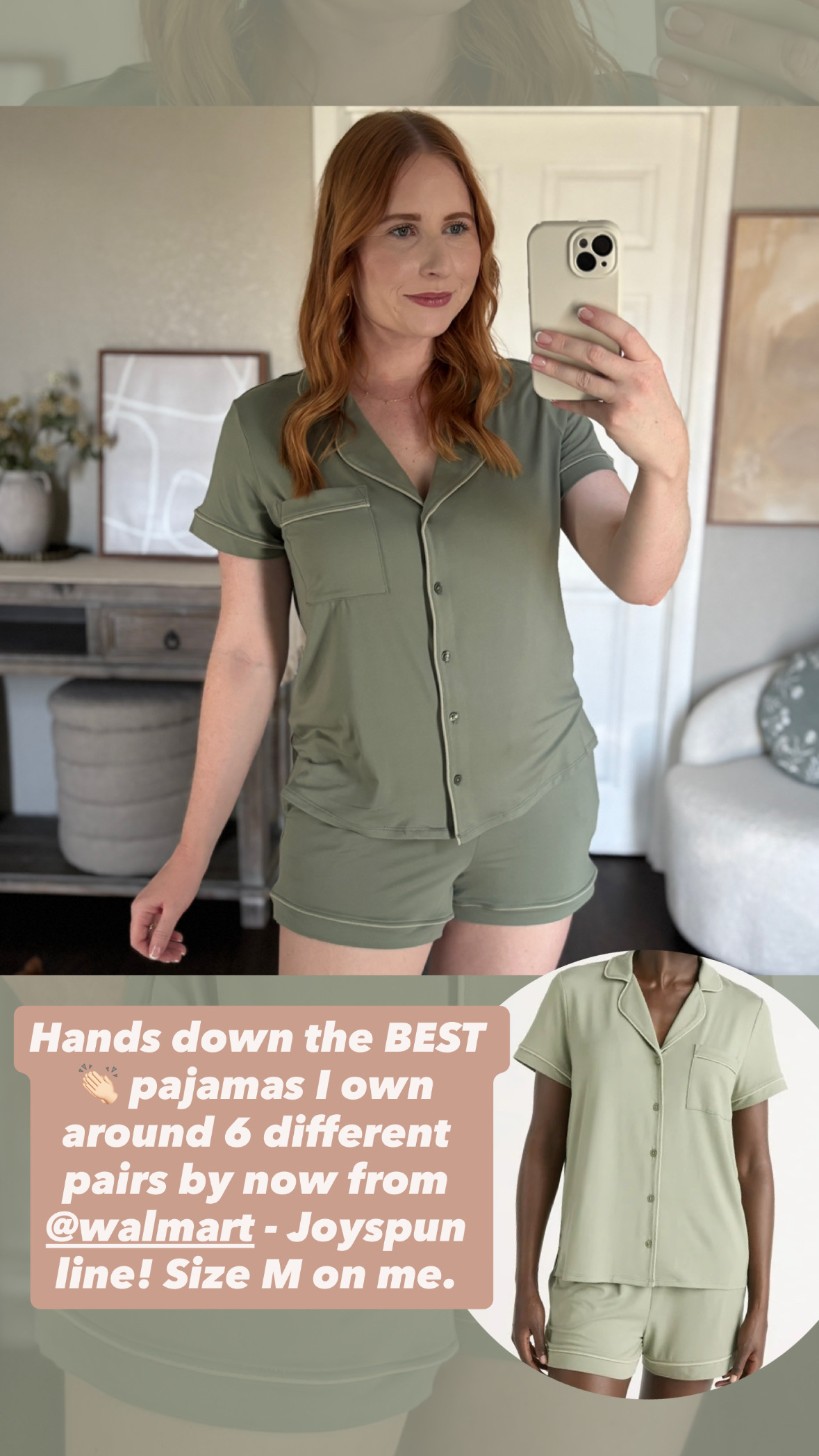 Joyspun Women’s Dreamy Soft Collection Bridal Short Sleeve Knit Notch Collar Top and Shorts Pajama Set