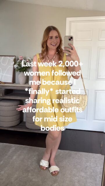 Last week, hundreds of women followed me because I finally started sharing realistic affordable outfits for mid size bodies ⬇️

You can follow every trend, save outfit inspo, and buy the “viral” pieces everyone else is wearing — and yes, those things can help.

But affordable fashion feels completely different when you’re shopping for a real body and a real budget.

When getting dressed feels discouraging, even cute clothes don’t feel right.

When you finally find outfits that flatter your body, fit comfortably, and don’t cost a fortune, everything changes.

That’s why I started sharing:
• affordable outfit finds from Walmart, Target, Amazon & Old Navy
• realistic mid size outfit inspiration
• easy ways to style trends without overspending
• pieces that actually feel wearable in everyday life

And apparently… a lot of women were looking for exactly that.

Comment “YES” 🙌🏻 so I know you found me.