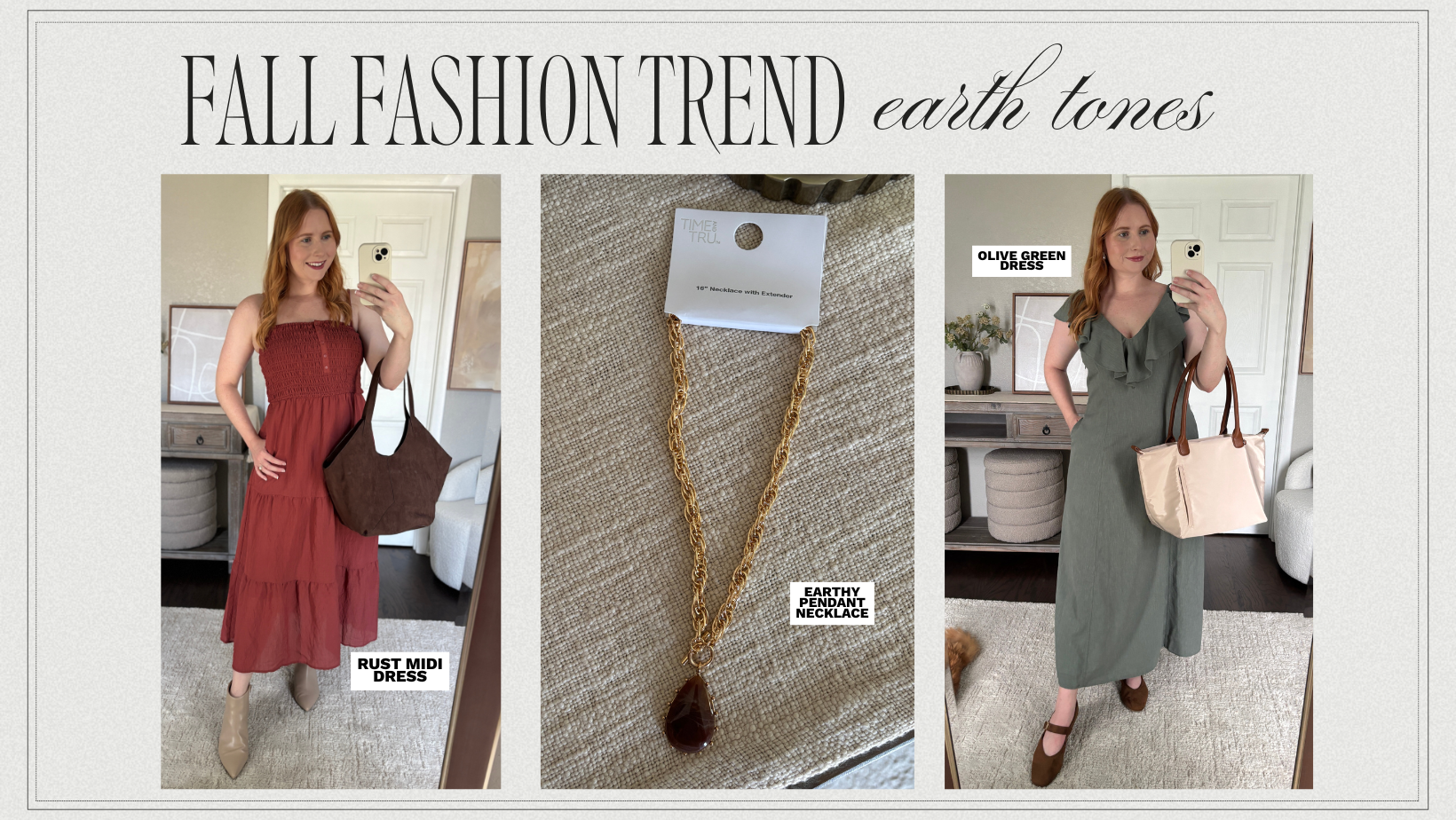 earth tones trending for fall 2025