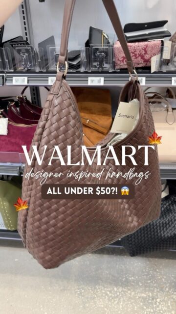 🍂👜 WALMART HANDBAGS THAT LOOK WAY MORE EXPENSIVE THAN THEY ARE 👀✨

Walmart’s fall handbags are giving MAJOR designer vibes this fall, it’s honestly like nothing they’ve ever released before?! 

👋 Since I’m your fave AFFORDABLE 😉 personal shopper, I found some seriously chic bags at @walmart that look luxe, elevated + perfect for your fall wardrobe. 🤎

Fall-ready 🍁 chocolate brown, woven textures, suede-inspired details, structured silhouettes + trendy everyday bags that can instantly make an affordable outfit look more expensive.

If you love a good designer look for less, these Walmart fall purses 👜 should be in your closet! 👏

💬 Comment BAGS for the links + make sure you’re following @affordablebyamanda so you don’t miss my latest affordable fashion finds!

SAVE this for your fall shopping 🍁 + SEND it to a friend who loves a good Walmart find!

Walmart handbags, Walmart fall fashion, Walmart fall finds 2026, Walmart bags, designer inspired handbags, designer look for less, affordable handbags, fall handbags 2026, chocolate brown handbag, suede bag, woven handbag, luxury look for less, affordable fall fashion, Walmart fashion finds, Walmart new arrivals, fall accessories, trendy handbags, expensive looking Walmart finds

#walmartfinds #walmartfashion #walmarthandbags #fallfashion #fallhandbags affordablefashion designerinspired walmartstyle fallfinds affordablebyamanda walmarthaul walmartpurses walmartscenario scenariowalmart falltrends