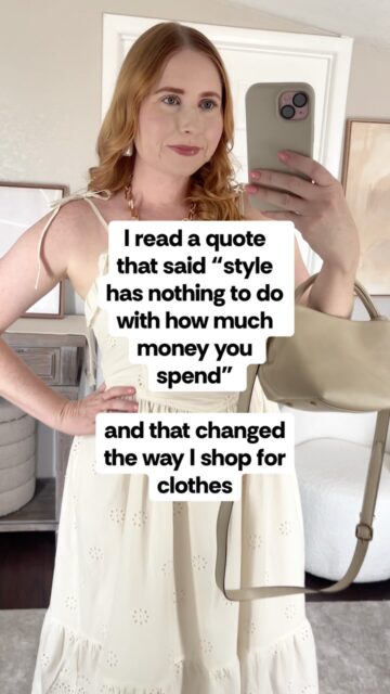 For the longest time, I thought looking stylish meant ⬇️

• expensive brands
• constantly buying new clothes
• keeping up with every trend
• spending way more money than I realistically wanted to

But honestly? Some of my favorite outfits now are from Walmart, Target, Amazon, and Old Navy.

What actually changed my wardrobe wasn’t spending more money…
It was learning:
• what silhouettes flatter my body
• how to style basics better
• how to stop impulse buying random trends
• how to make affordable pieces feel elevated

As a mid size woman, shopping used to feel frustrating because I was trying to force trends to work instead of finding pieces that worked for ME.

Now I focus on creating a wardrobe that feels:
• wearable
• flattering
• affordable
• realistic for everyday life

And that shift changed everything 🤍

Affordable fashion can still be stylish.
You do not need a designer budget to feel confident in your clothes.
 
Follow me @affordablebyamanda for cute 🥰 affordable outfits that actually feel wearable