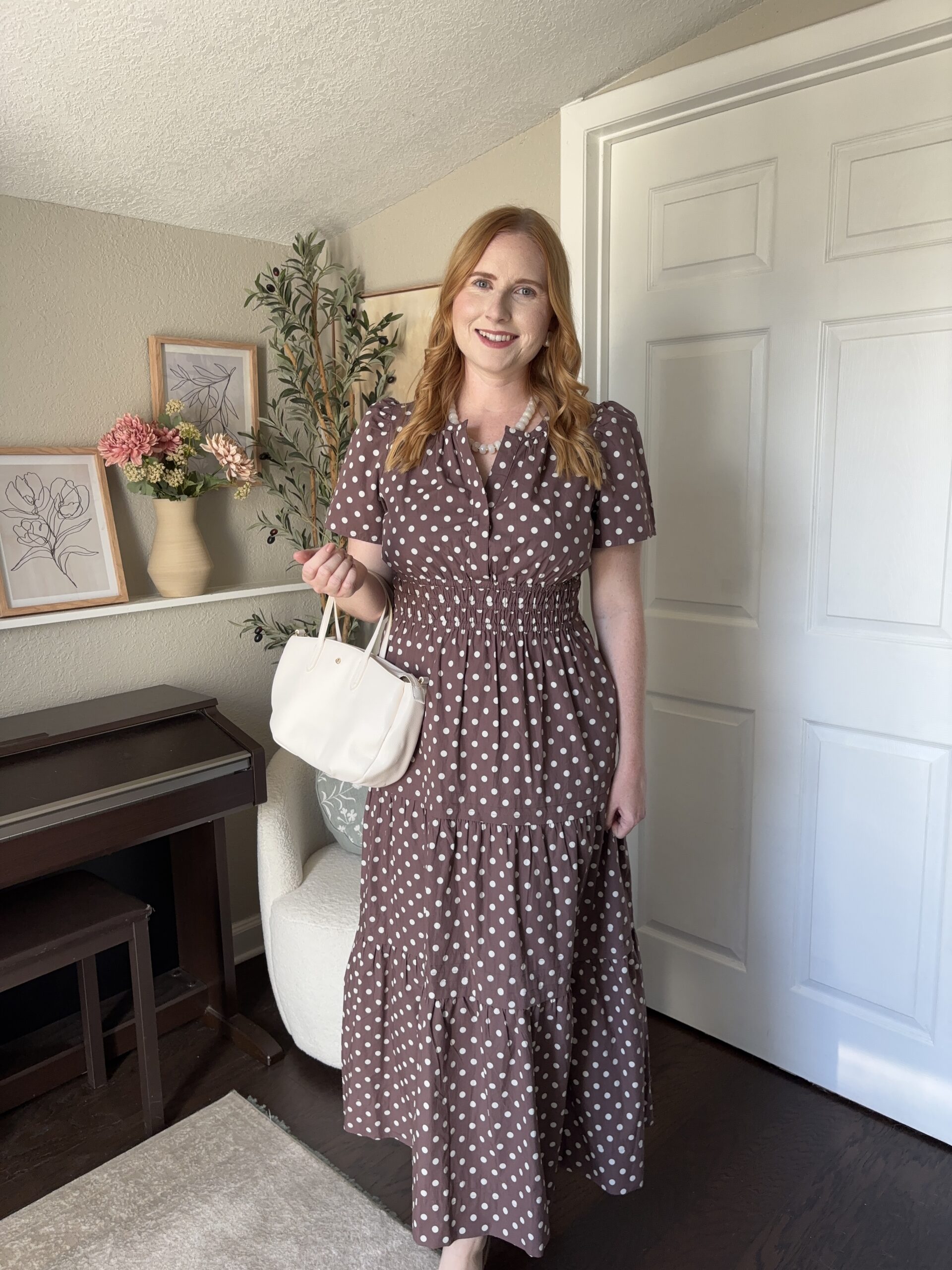 100% Organic Cotton Poplin Tiered Maxi Dress - sharing the best Quince summer dresses that are cotton and linen fabrics, breathable, lightweight options for summer.