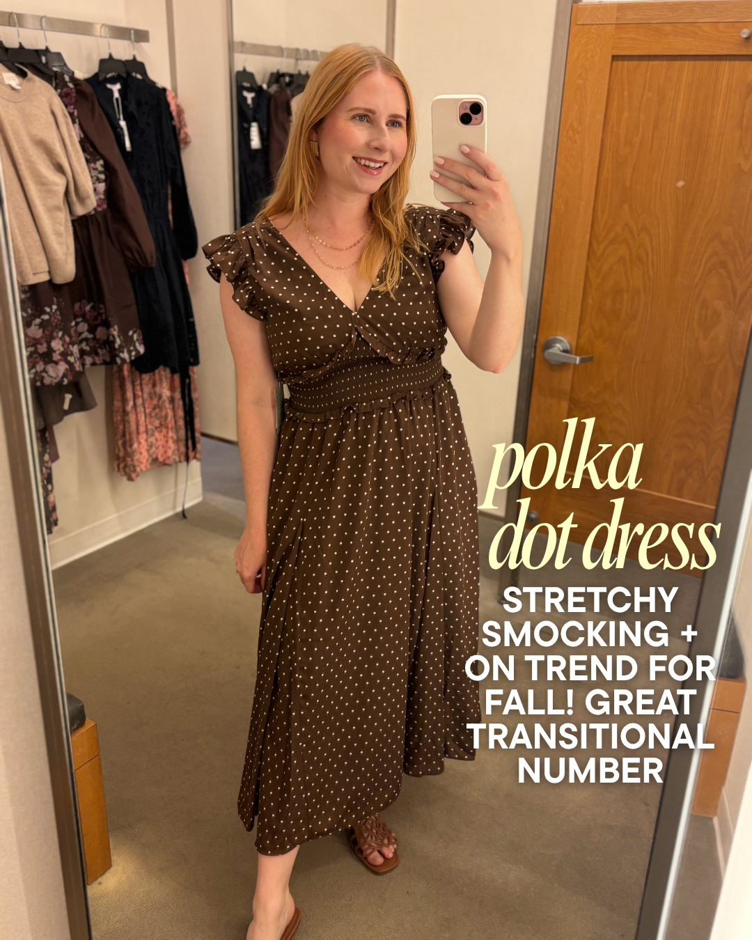 CHELSEA28 | Smocked Chiffon Midi Dress