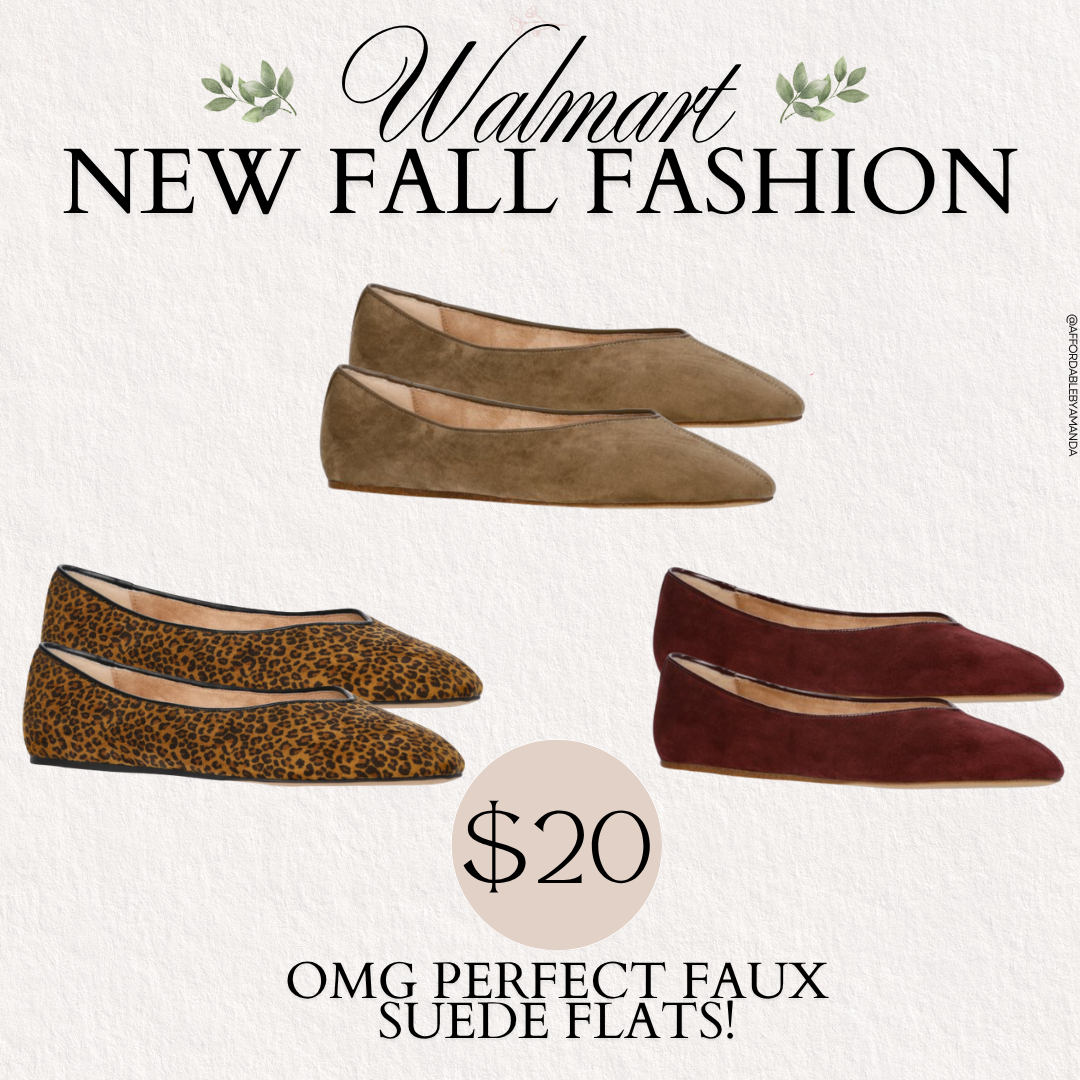 Scenario Women's Faux Suede Ballet Flats